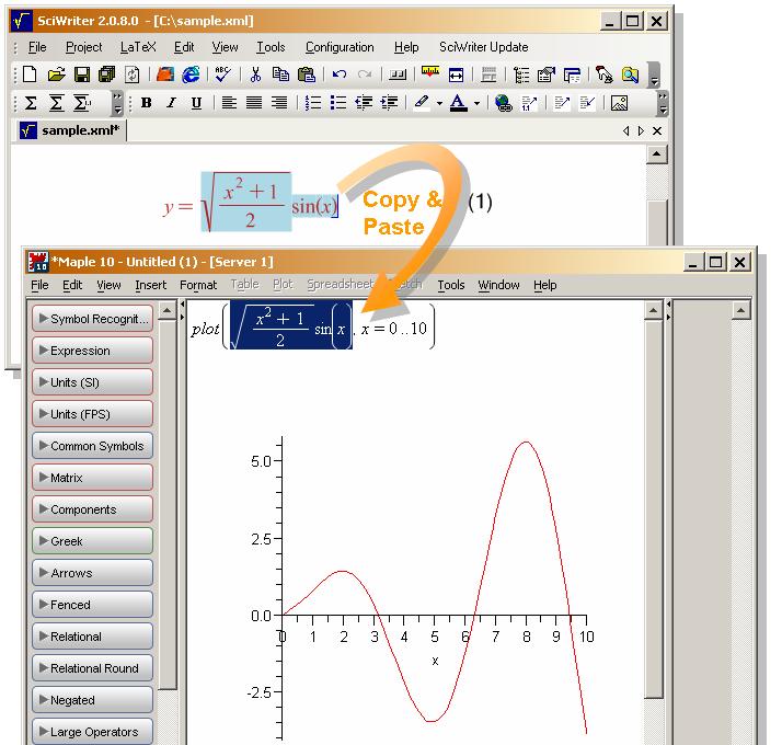 SciWriter2Maple