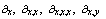 ∂_x, ∂_ (x, x), ∂_ (x, x, x), ∂_ (x, y) 